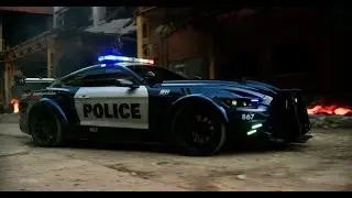 Transformers The Last Knight but only the 2015 Ford Mustang