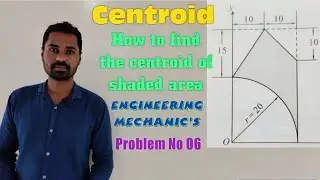 Centroid and centre of gravity/MU May-2019/Problem No 06/Engineering Mechanic's