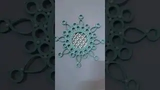 Wall Decor Idea  || Paper Craft #shorts #papercraft #wallhanging #craftmall