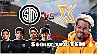 Scout 1 v 3 TSM 🔥| TSM VS TX fight 🔥🔥