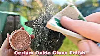 Testing Glass Scratches Remover with Glass Polish Powder ( Cerium Oxide) | What's the result?