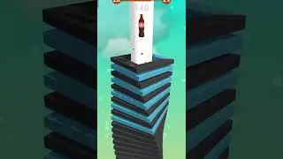 level 16 complete ✅ stack ball plz subscribe me and support me #geniusgames #simplegame #viral short