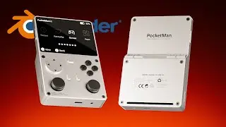 Designing a Gaming Console from Scratch | Blender Timelapse