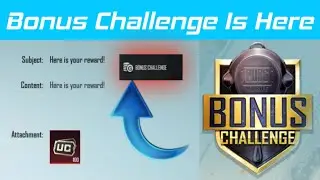 Bonus Challenge Is Back Again | Redeem UC From Bonus Challenge | Pubg Mobile
