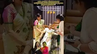 actress #radhanair & #ambika celebrated their mother's birthday🥳 with family❤..