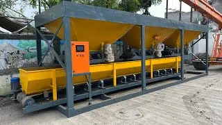 3 Bin Batching Plant || With Automatic PLC Controller || Vimal Engineering || Surat-Gujarat.