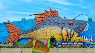 Sri Ganganagar Sukhadia Circle fish aquarium #sriganganagar #ytshorts #viralvideo 