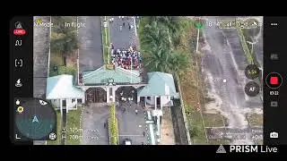 Aerial surveillance Superman walk