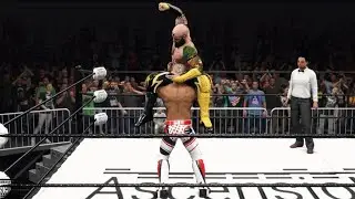AscensioN 12 Paul Malenko fights his way off the shoulders of Kei Chan!