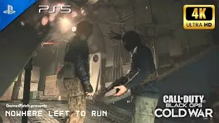 Call of Duty: Black Ops Cold War - 'Nowhere Left to Run' Mission | Pure 4K Gameplay on PS5