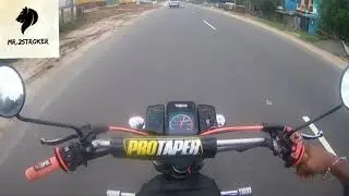 Yamaha Rx100 Top Speed Run | 0-100 acceleration | stock Rx100 speed run