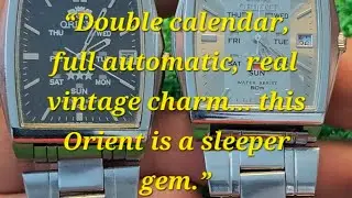 Vintage Orient Automatic Review | Japan-Made Double Calendar for Sale in Dubai | shorts | viral | fy