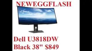 NEWEGGFLASH Dell U3818DW Black 38