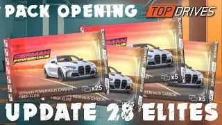 Top Drives Pack Opening - Update 28 'German Powerhaus' Elites & Carbon Fiber Packs