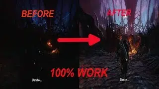 How To fix Black Screen / Dark Screen When Playing Devil May Cry 5 Easily 100% Work
