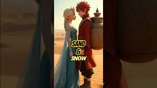 Elsa x Gaara & Rock Lee Fusion &ndash; Ice Desert Taijutsu Warrior!