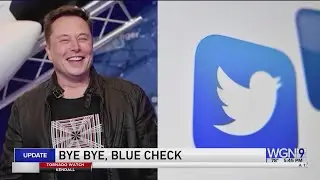 Twitter users bid farewell to blue checkmarks