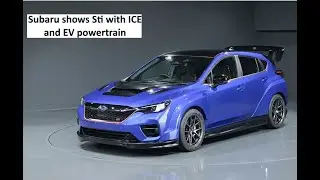 Subaru демонстрирует STI с механической коробкой передач и с электроприводом.