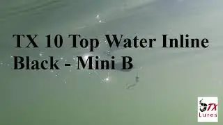 TX 10 Top Water Inline Black - Mini B