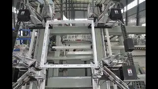 PVC window CNC four corners welding machine PVC window door automatic welding machine