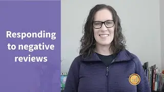 Responding to negative reviews