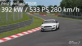 Gran Turismo 7 Ford Shelby GT350R 392 kW / 533 PS 280 km/h