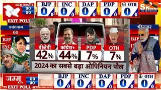 Today Breaking News ! Jammu Kashmir assembly election fresh opinion poll. PDP | BJP | INC | JKNC