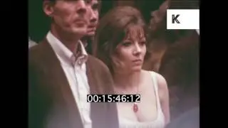 1970-е годы, Великобритания, Рой Уорд Бейкер и Ингрид Питт на съёмках фильма &laquo;Вампиры-любовницы&raquo;