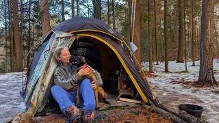 Hot Tent Camping at Solberg County Park | Ankhiale  Zeta 1 Hot Tent
