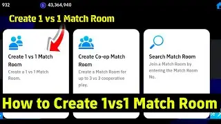 How to create & Join 1vs1 Match Room in eFootball 2026 | How to Play 1vs1 Match with Friends in Pes 