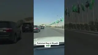 Pakistan Ka Jhanda Lahraya 🇵🇰 | Saudi Arabia Mein Pakistani Flag