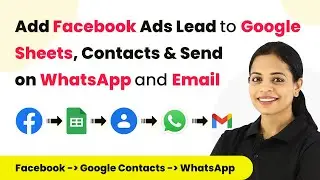 How to Add Facebook Lead Ads Leads to Google Sheets, Google Contacts & Share on WhatsApp, and Email