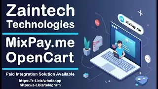 Mixpay.me Powers Zaintech Technologies. OpenCart Based Stores. Crypto for Everyone! Easy Integration