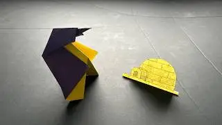 How to Make an Origami Penguin | Calm Paper Folding for Beginners, Slow fold-along
