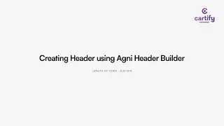Tutorial 2: Create Header using Agni Header Builder with Cartify WooCommerce WordPress Theme