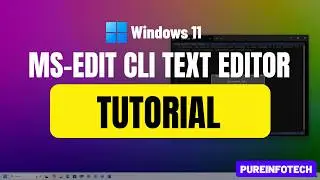 💾 Microsoft Edit: Install and use NEW command text editor in CMD & PowerShell for Windows 11
