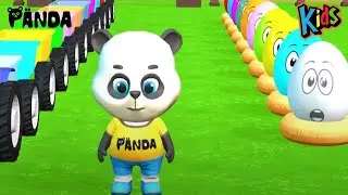 ABC Song | Learn Alphabet With Friends | Nursery Rhymes | Panda Collection Kids Songs
