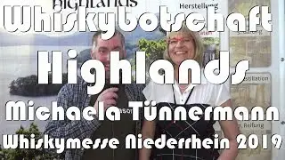 Michaela T&uuml;nnermann stellt die Highlands auf der Whiskymesse Niederrhein 2019 - Whiskybotschaft