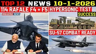 Indian Defence Updates : 114 Rafale F5 Deal,DRDO Hypersonic Test,AMCA Bulkhead,Su-57 Combat Ready