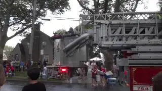 4th of July Water Fight Parade Stewart Manor 2013