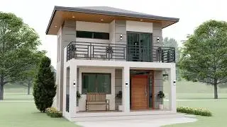 SMALL HOUSE DESIGN | 5x6 METERS | Modern 2-Storey House with 2 Bedrooms