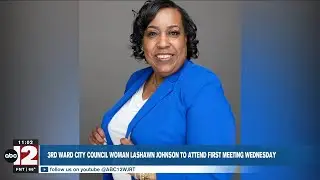 LaShawn Johnson to attend first Flint City Council meeting making all seats filled for first time in