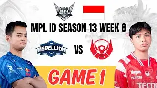 REBELLION ESPORTS vs BIGETRON ALPHA GAME 1 | MPL ID SEASON 13 | RBL VS BTR | WEEK 8 DAY 3