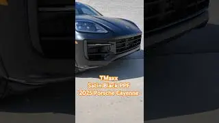 TMaxx Satin Black PPF Transformation from Gloss Black - 2025 Porsche Cayenne - Paint Protection Film