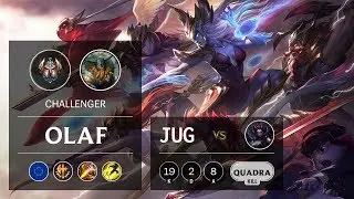 Olaf Jungle vs Elise - EUW Challenger Patch 9.24