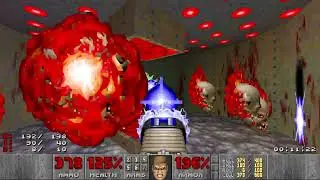 E2M5: Command Center - Ultimate DooM (1995) - 100% Kills, Secrets, Items on Ultra-Violence