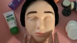 How to Clean & Prep Mannequin for Makeup Practice | Beginner Friendly Tutorial #fyp #viral