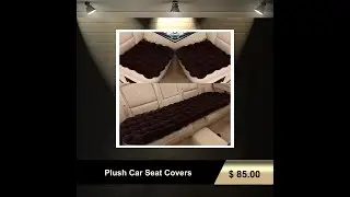 Plush Car Seat Covers