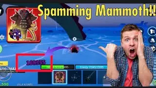 Spamming Mammoth fruit in Sea Events!!🦣🤩🪵|Bloxfruits|ROBLOX|Veeru Gamer|