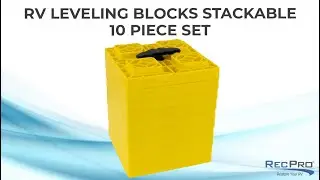 RV Leveling Block Stackable 10 Piece Set